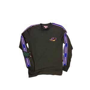 Lacoste Holiday Banded T-Shirt XS Fits Like M Red Green Stripe Tee Embroidered